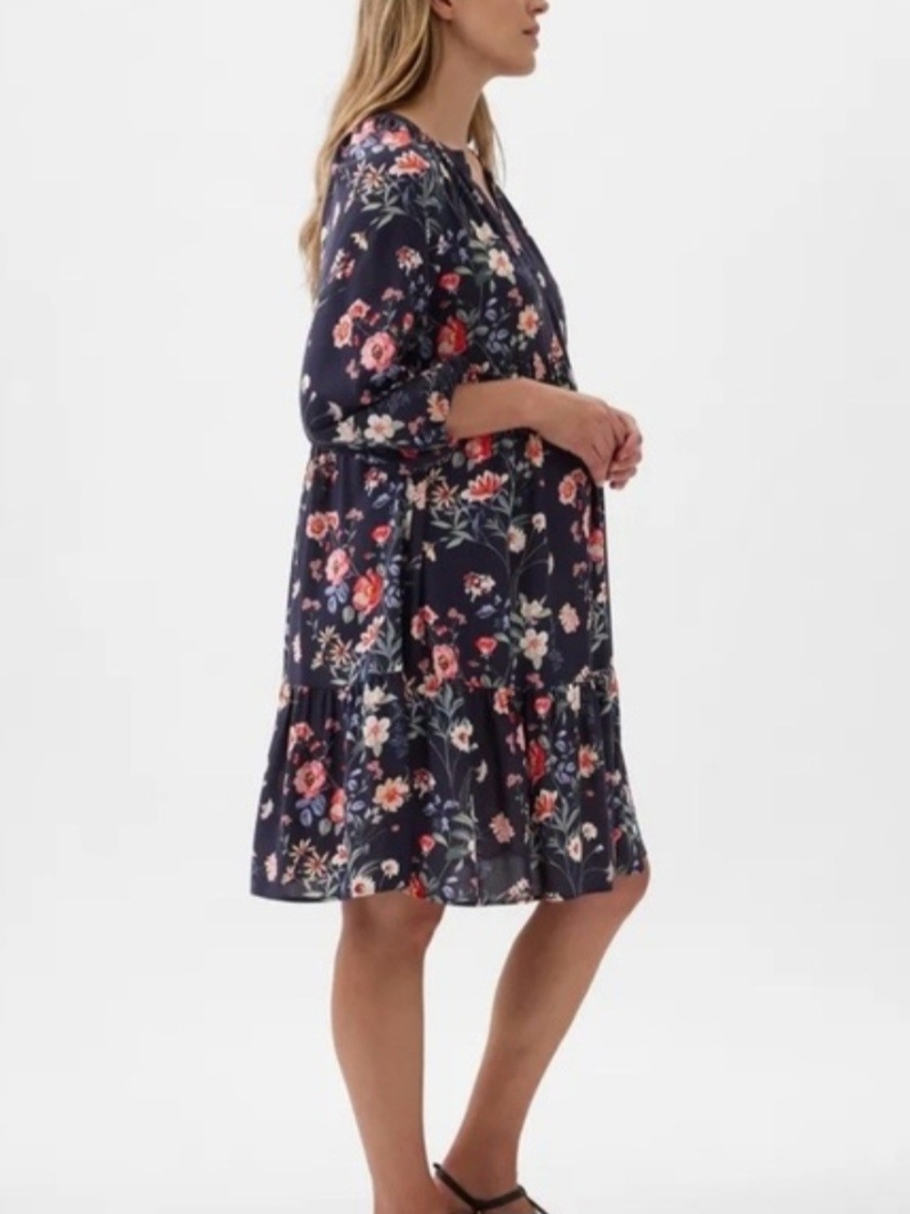 GAP Maternity Mini Tiered Dress